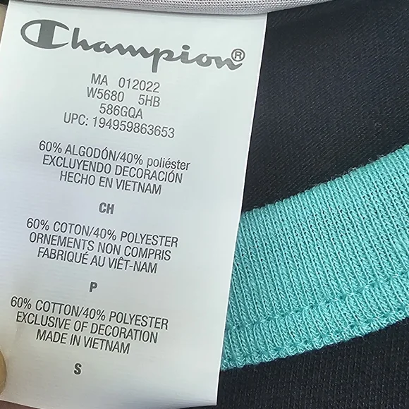 Champion Logo Black Sleeveless Tank Dress with Color Trim Size S - Picture 11 of 14